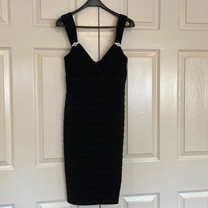 Black cocktail dress
